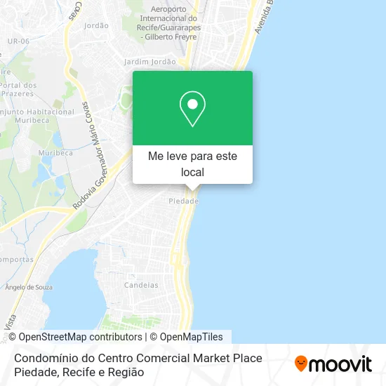 Condomínio do Centro Comercial Market Place Piedade mapa