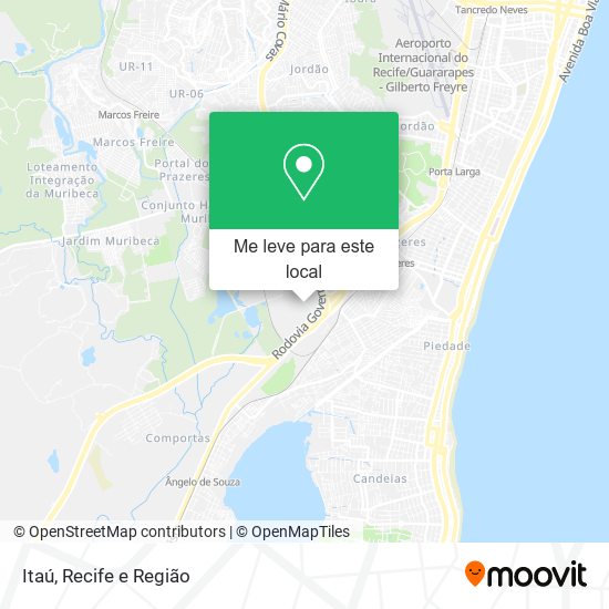 Itaú mapa