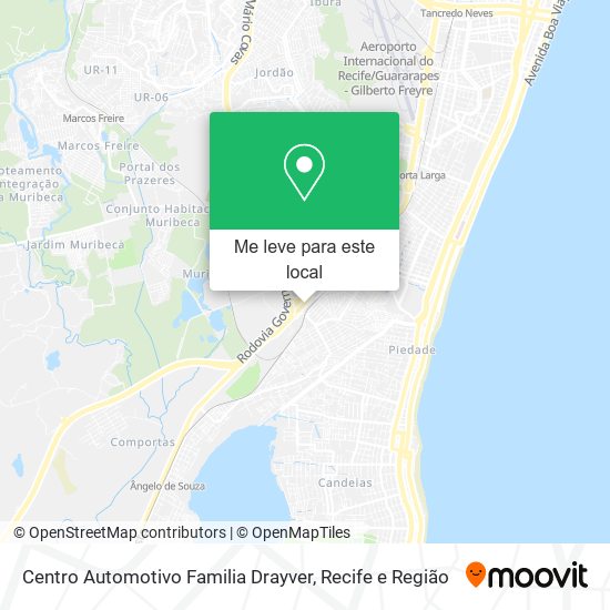 Centro Automotivo Familia Drayver mapa