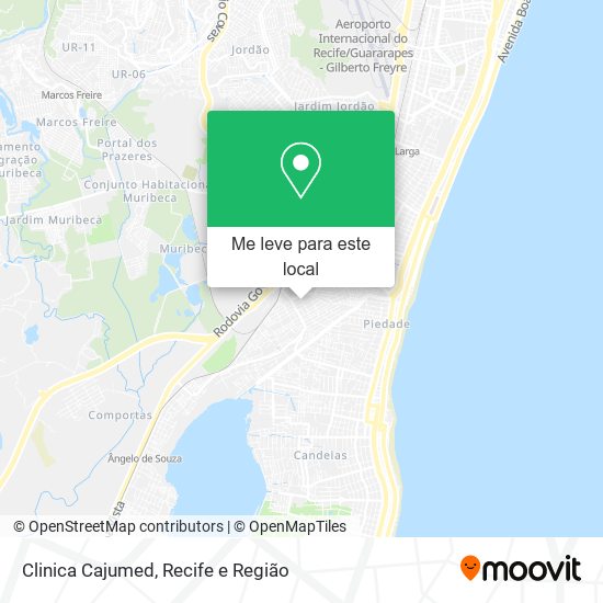 Clinica Cajumed mapa