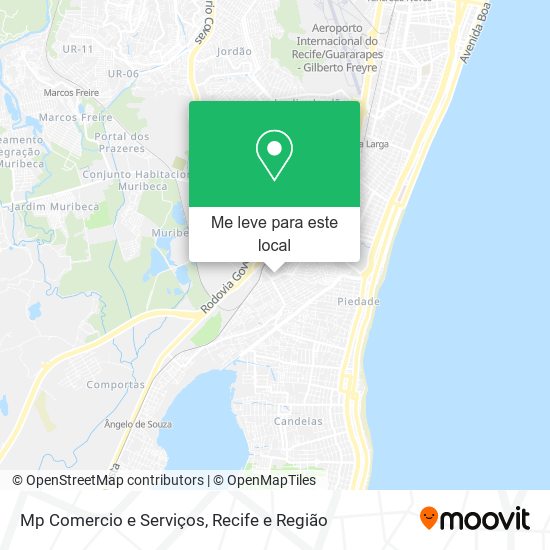 Mp Comercio e Serviços mapa