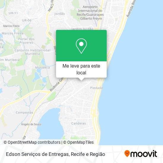 Edson Serviços de Entregas mapa