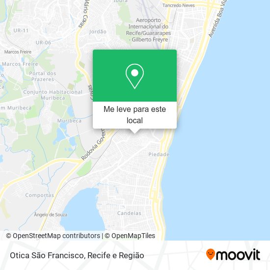 Otica São Francisco mapa