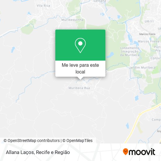 Allana Laços mapa