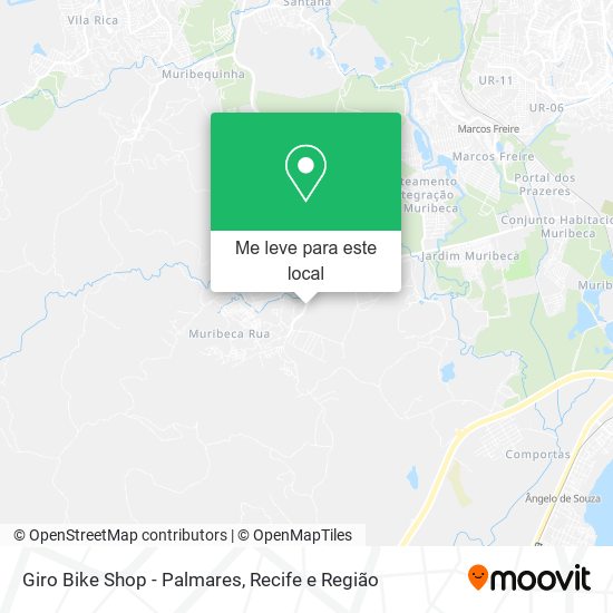Giro Bike Shop - Palmares mapa
