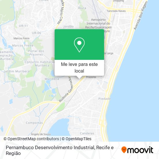 Pernambuco Desenvolvimento Industrial mapa