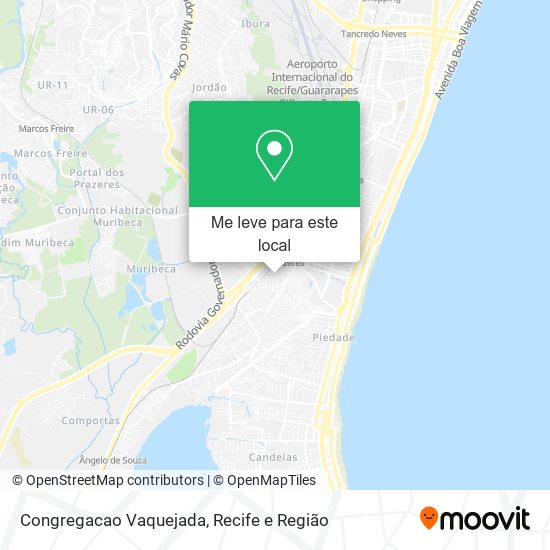 Congregacao Vaquejada mapa