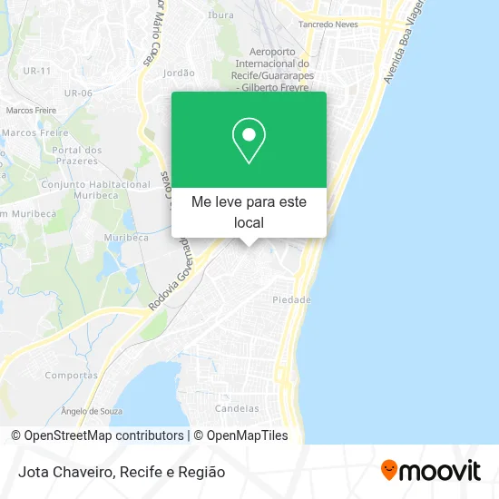 Jota Chaveiro mapa