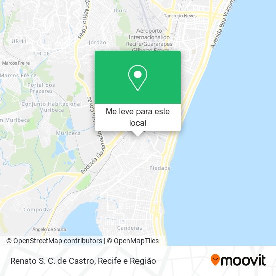 Renato S. C. de Castro mapa