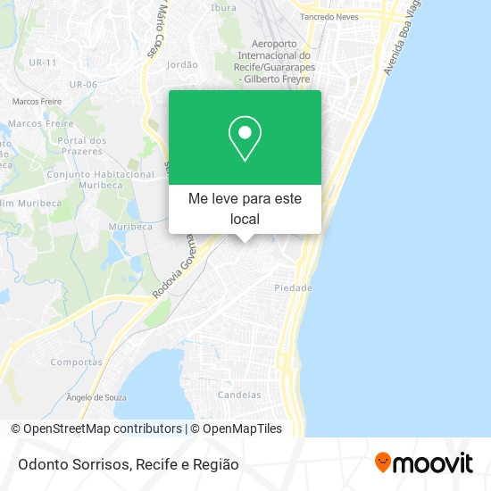 Odonto Sorrisos mapa