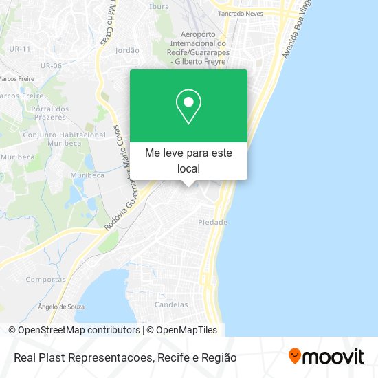 Real Plast Representacoes mapa