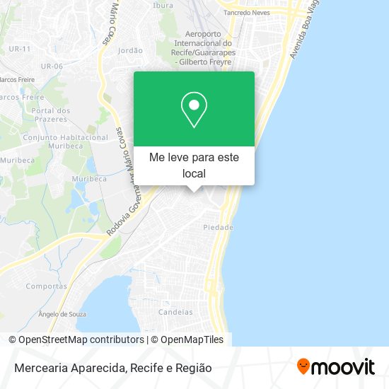 Mercearia Aparecida mapa