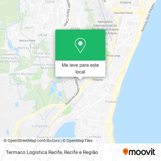 Termaco Logística Recife mapa