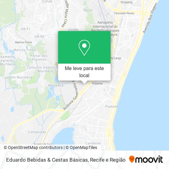 Eduardo Bebidas & Cestas Básicas mapa