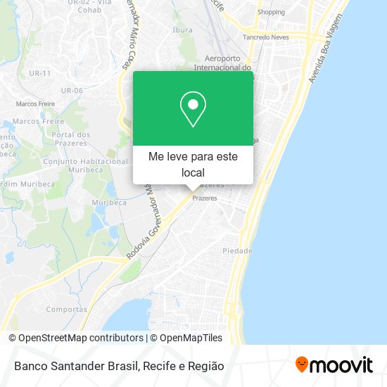 Banco Santander Brasil mapa
