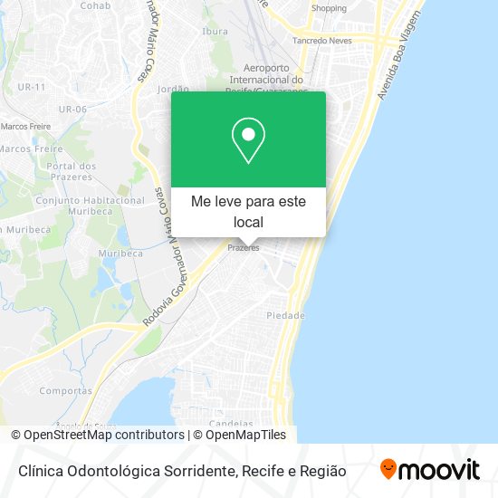Clínica Odontológica Sorridente mapa