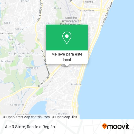 A e R Store mapa