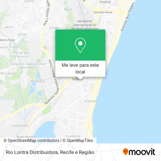 Rio Lontra Distribuidora mapa