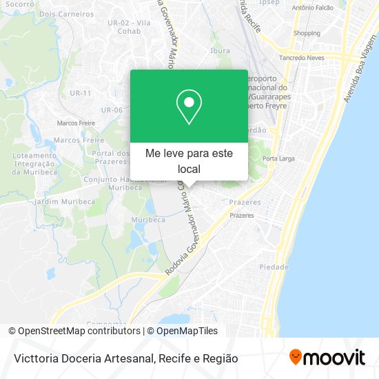 Victtoria Doceria Artesanal mapa