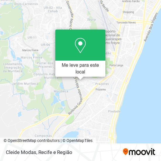 Cleide Modas mapa