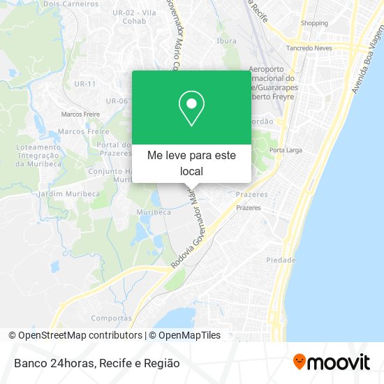 Banco 24horas mapa