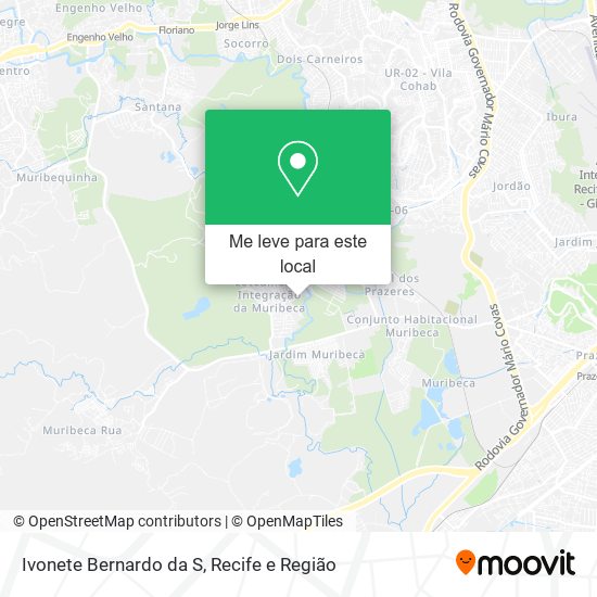 Ivonete Bernardo da S mapa