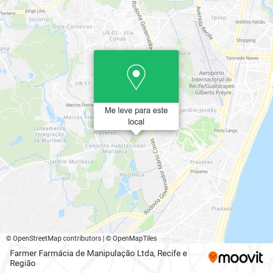 Farmer Farmácia de Manipulação Ltda mapa