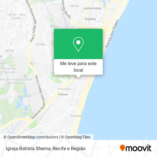 Igreja Batista Shema mapa