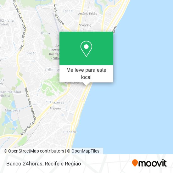 Banco 24horas mapa