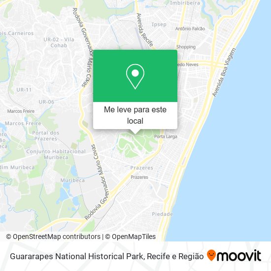 Guararapes National Historical Park mapa