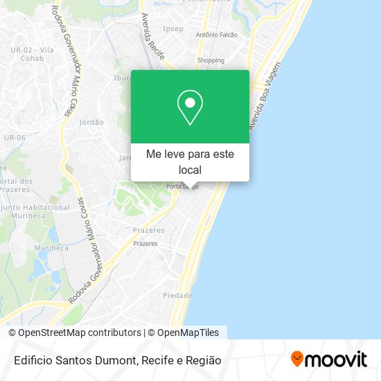 Edificio Santos Dumont mapa