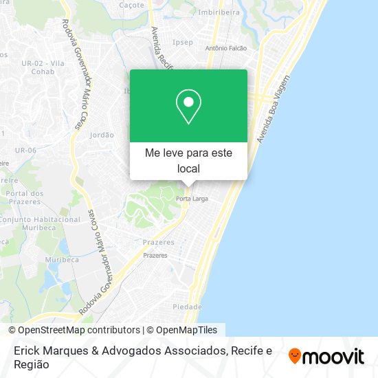 Erick Marques & Advogados Associados mapa