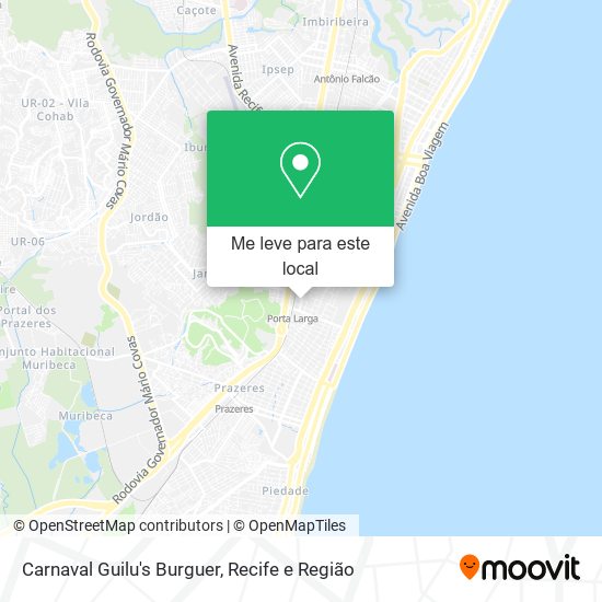 Carnaval Guilu's Burguer mapa
