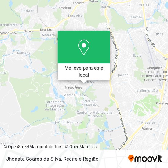 Jhonata Soares da Silva mapa