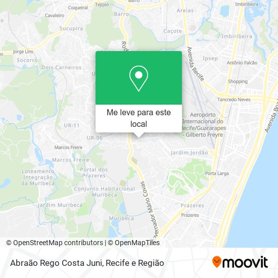 Abraão Rego Costa Juni mapa