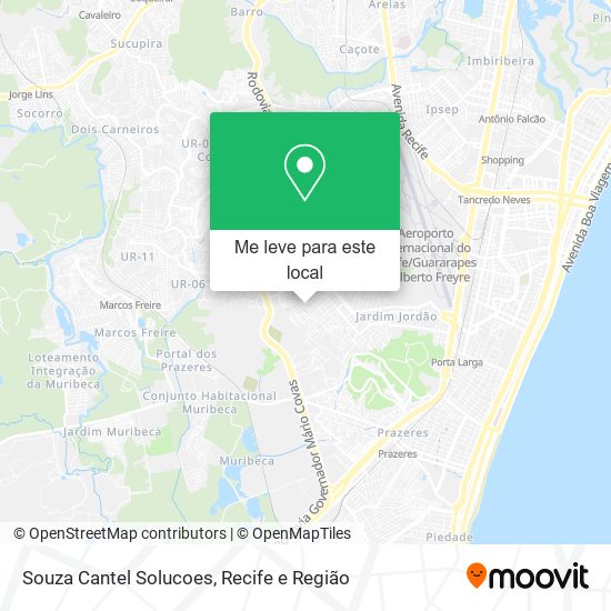 Souza Cantel Solucoes mapa