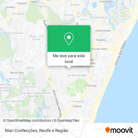 Mari Confecções mapa