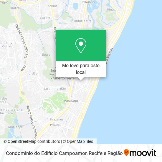 Condominio do Edificio Campoamor mapa