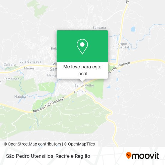 São Pedro Utensilios mapa