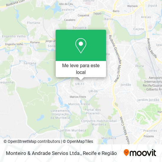 Monteiro & Andrade Servios Ltda. mapa