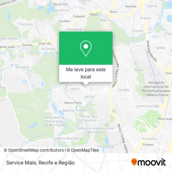 Service Mais mapa