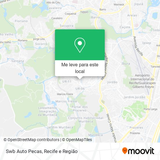Swb Auto Pecas mapa