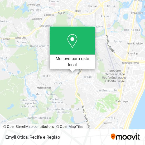 Emyli Ótica mapa