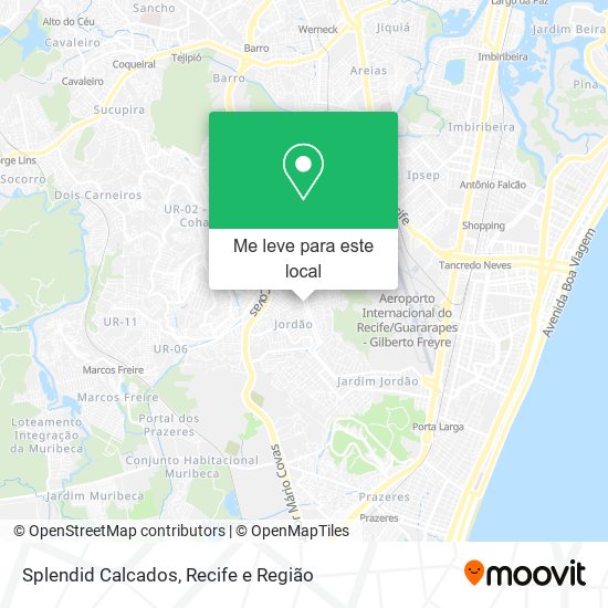 Splendid Calcados mapa