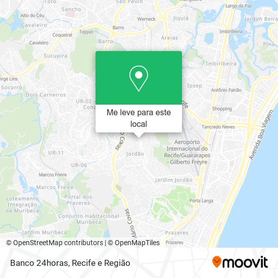 Banco 24horas mapa