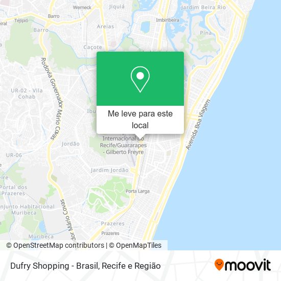 Dufry Shopping - Brasil mapa