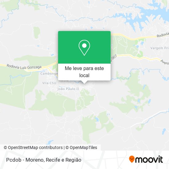 Pcdob - Moreno mapa