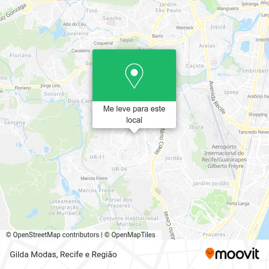 Gilda Modas mapa
