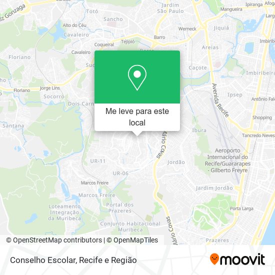 Conselho Escolar mapa