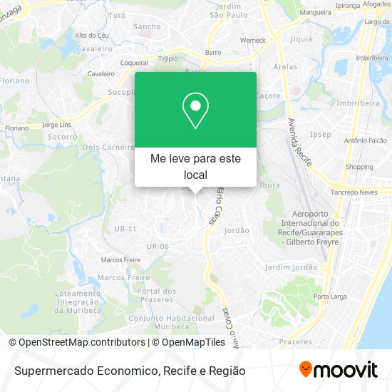 Supermercado Economico mapa